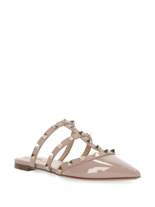 Sabot Rockstud in vernice rosa cipria Valentino Garavani | 4W2S0H15VNWP45